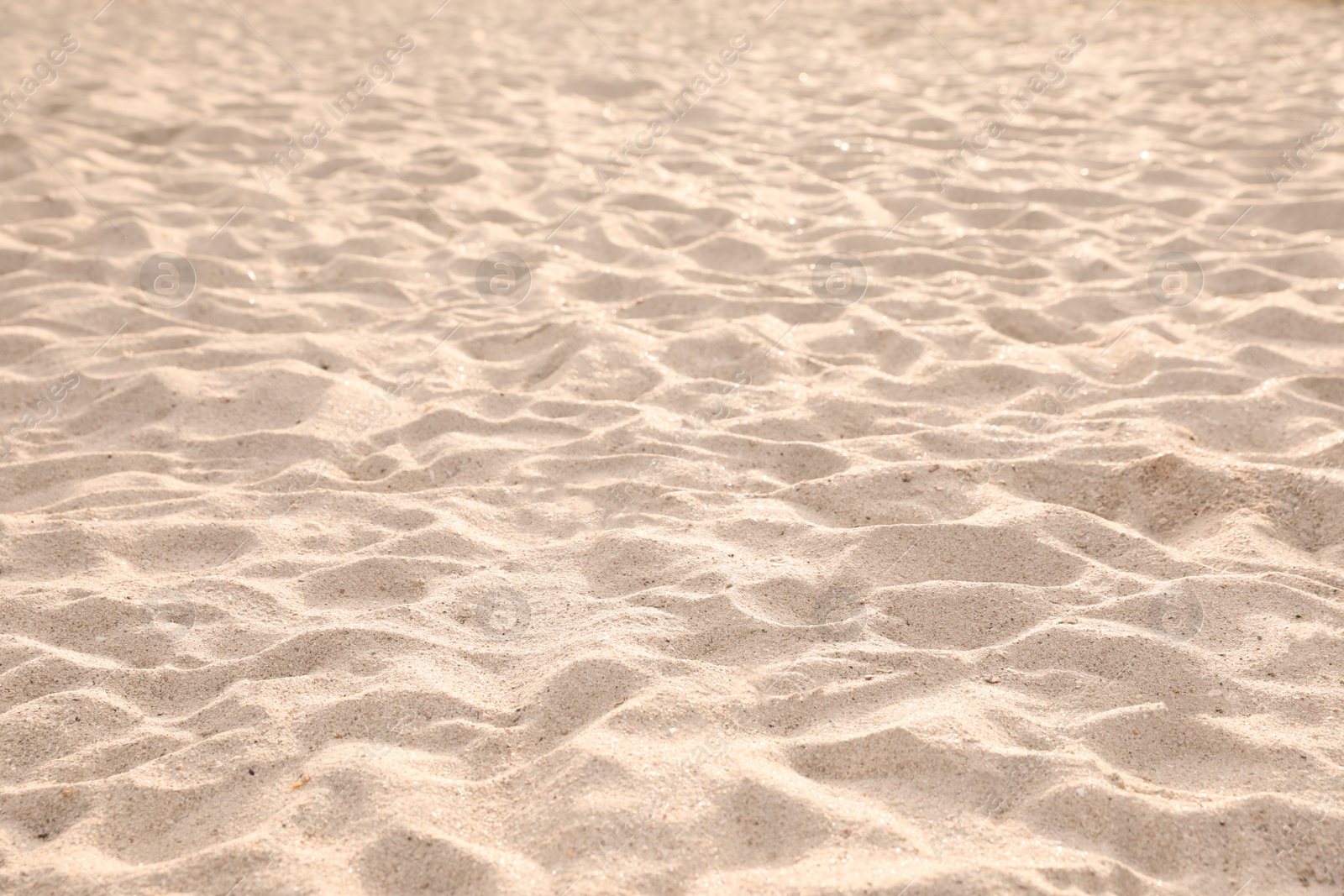 Photo of Sandy surface on sunny day as background