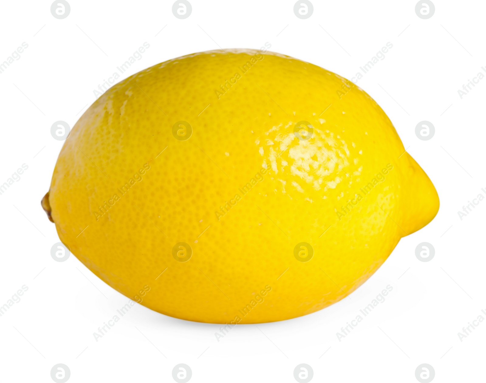 Photo of Fresh lemon isolated on white. Citrus fruit