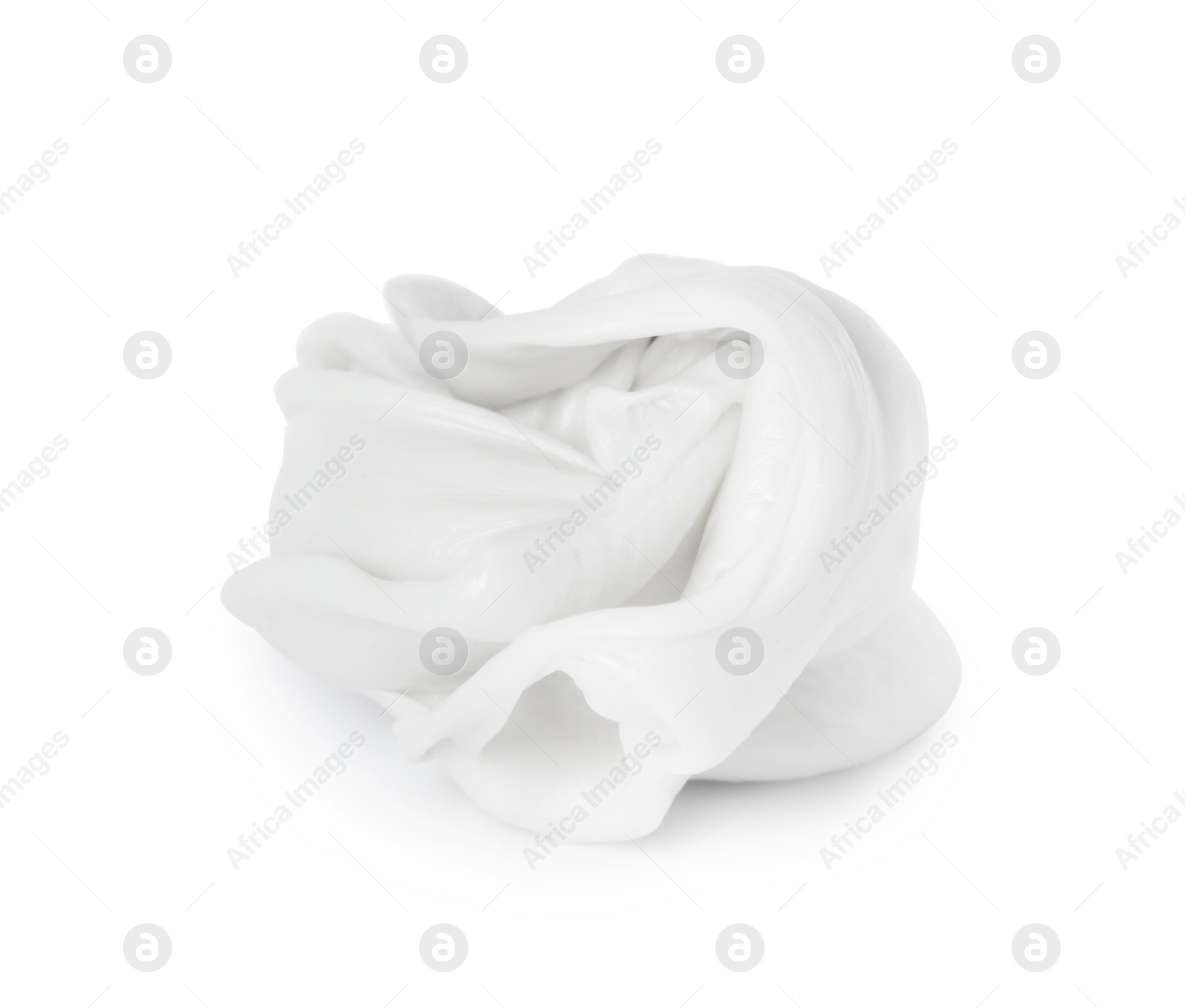 Photo of One used chewing gum on white background