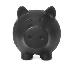 Photo of Piggy bank isolated on white. Saving money