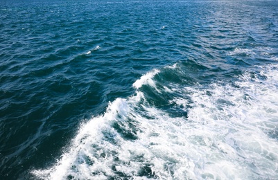 Photo of Beautiful sea water surface with waves