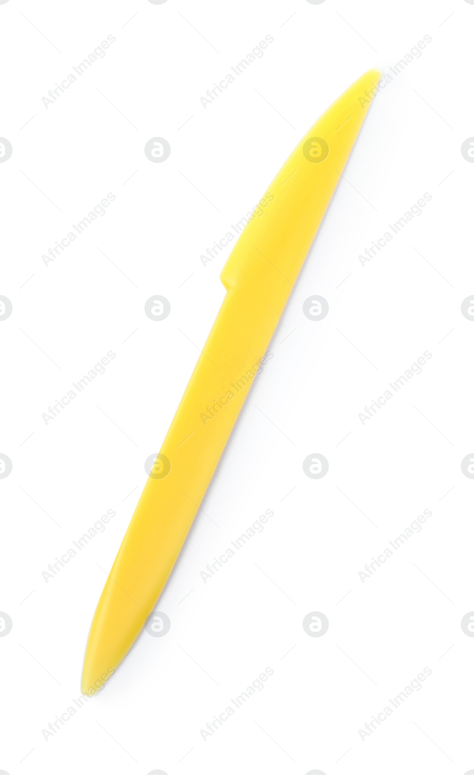 Photo of Knife for plasticine isolated on white, top view