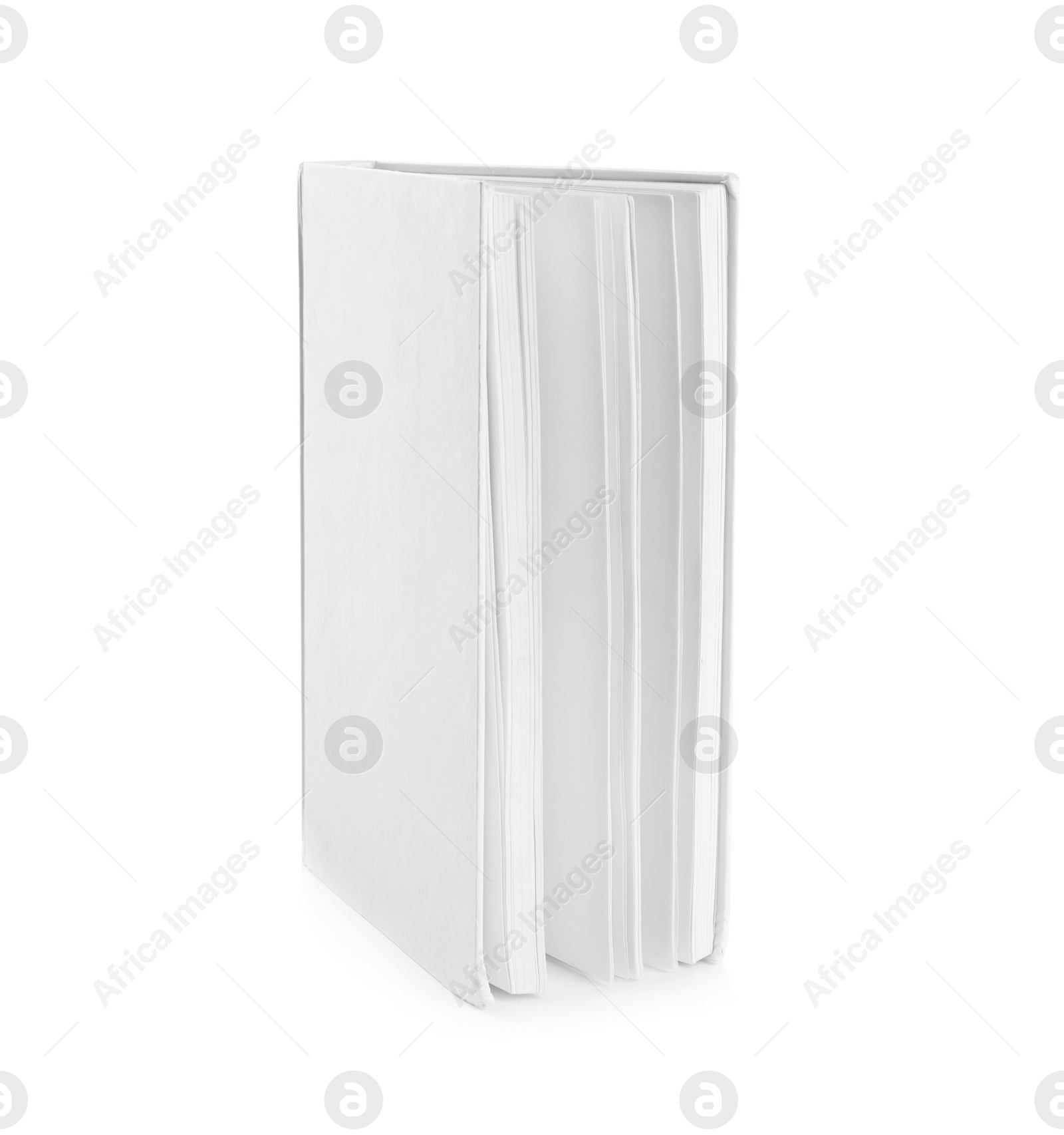 Photo of Closed used hardcover book isolated on white