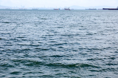 Photo of Beautiful view of ships in sea on sunny day