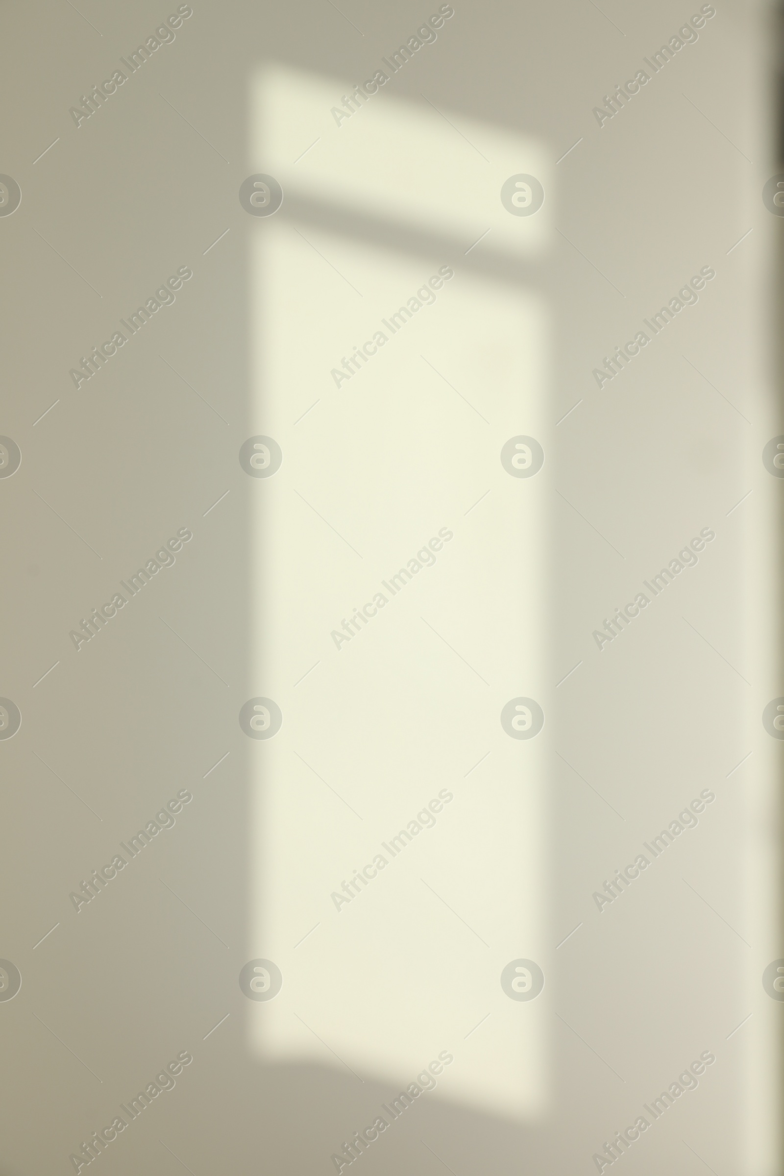 Photo of Blurred view of light and shadows from window on wall indoors