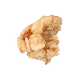 Photo of Granola on white background. Healthy organic snack