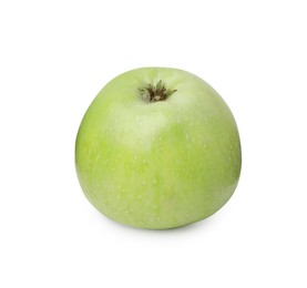 Photo of Whole ripe green apple isolated on white