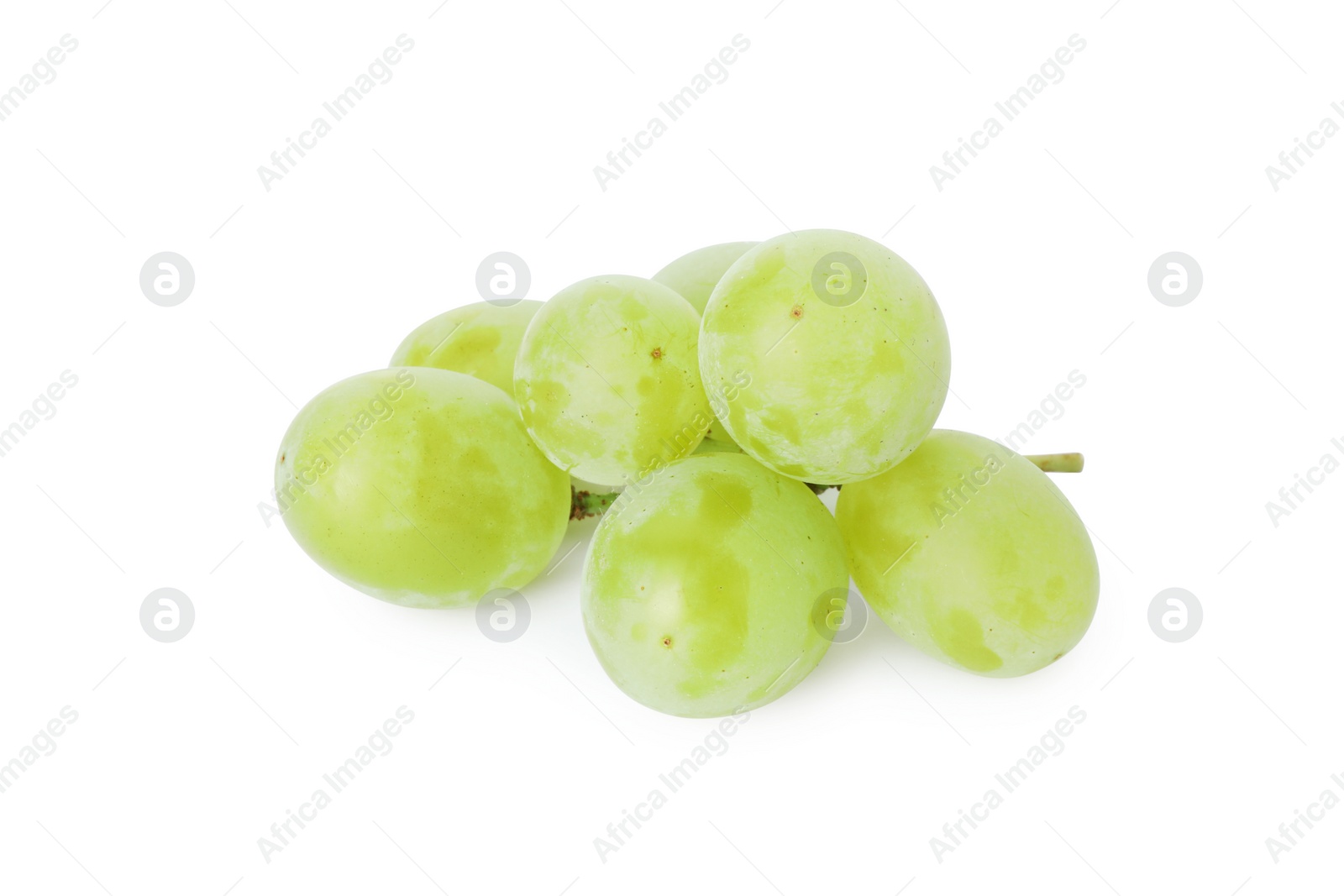 Photo of Fresh ripe juicy grapes isolated on white