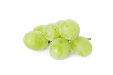 Photo of Fresh ripe juicy grapes isolated on white