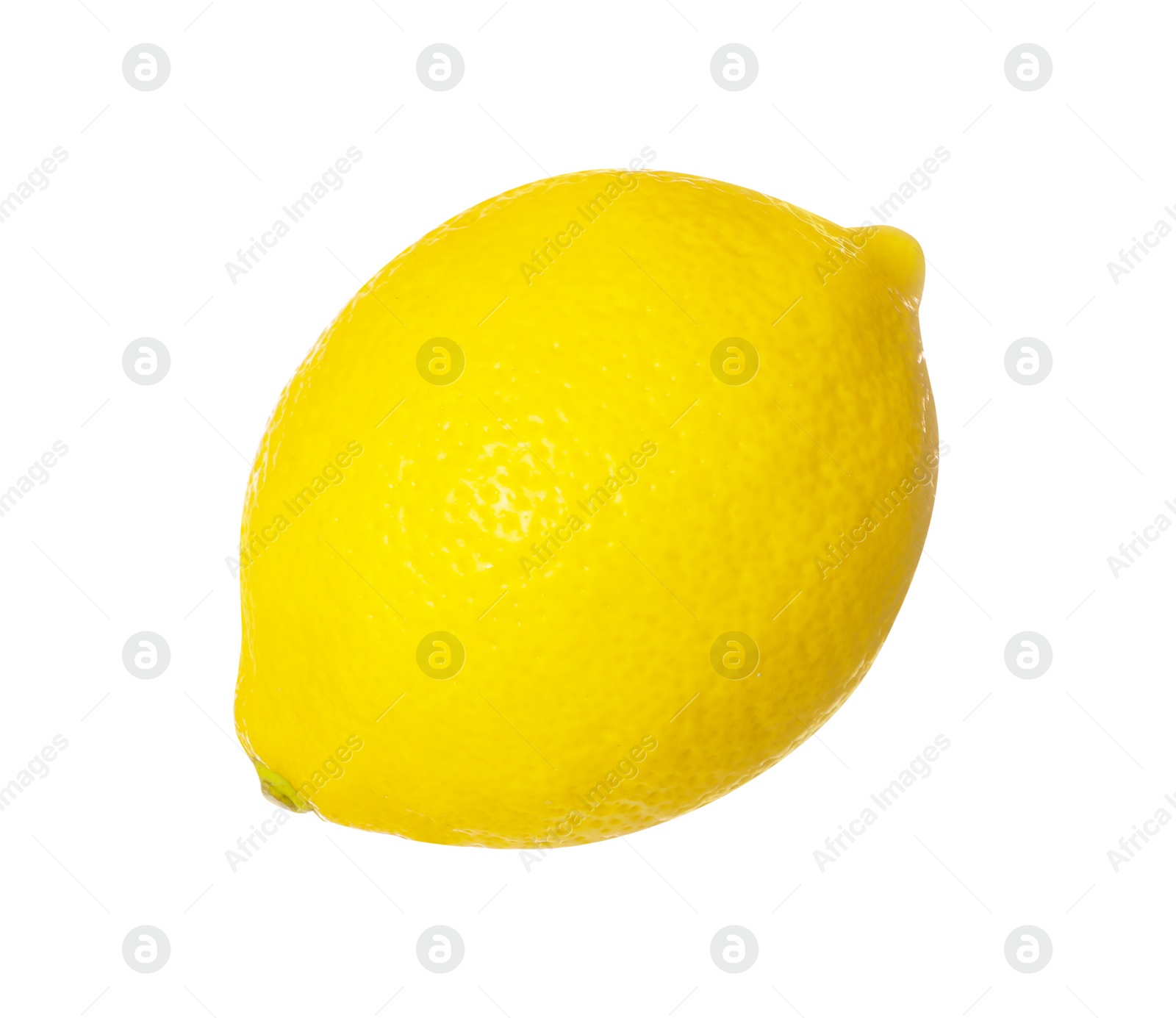 Photo of Fresh ripe whole lemon isolated on white