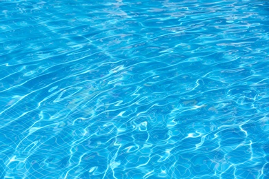 Clear refreshing water in swimming pool