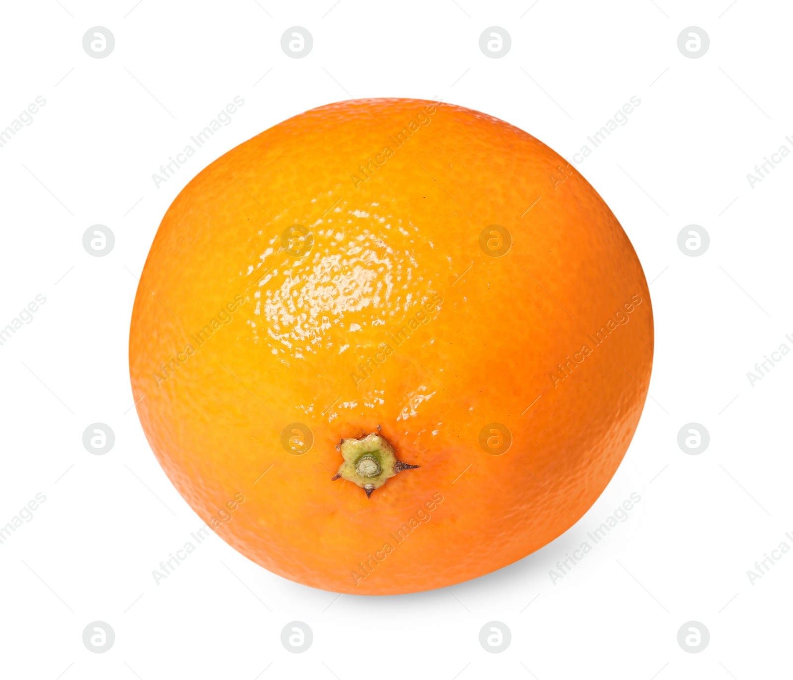 Photo of Fresh ripe juicy tangerine isolated on white