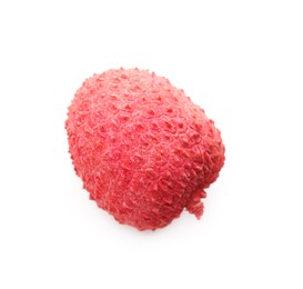 Photo of Whole ripe lychee fruit isolated on white