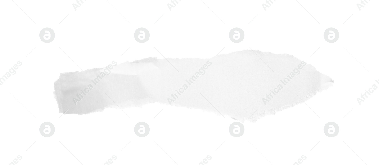 Photo of Piece of paper isolated on white. Space for text