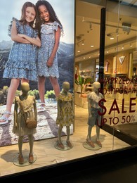 Photo of Warsaw, Poland - July 26, 2022: Display of fashion store in shopping mall