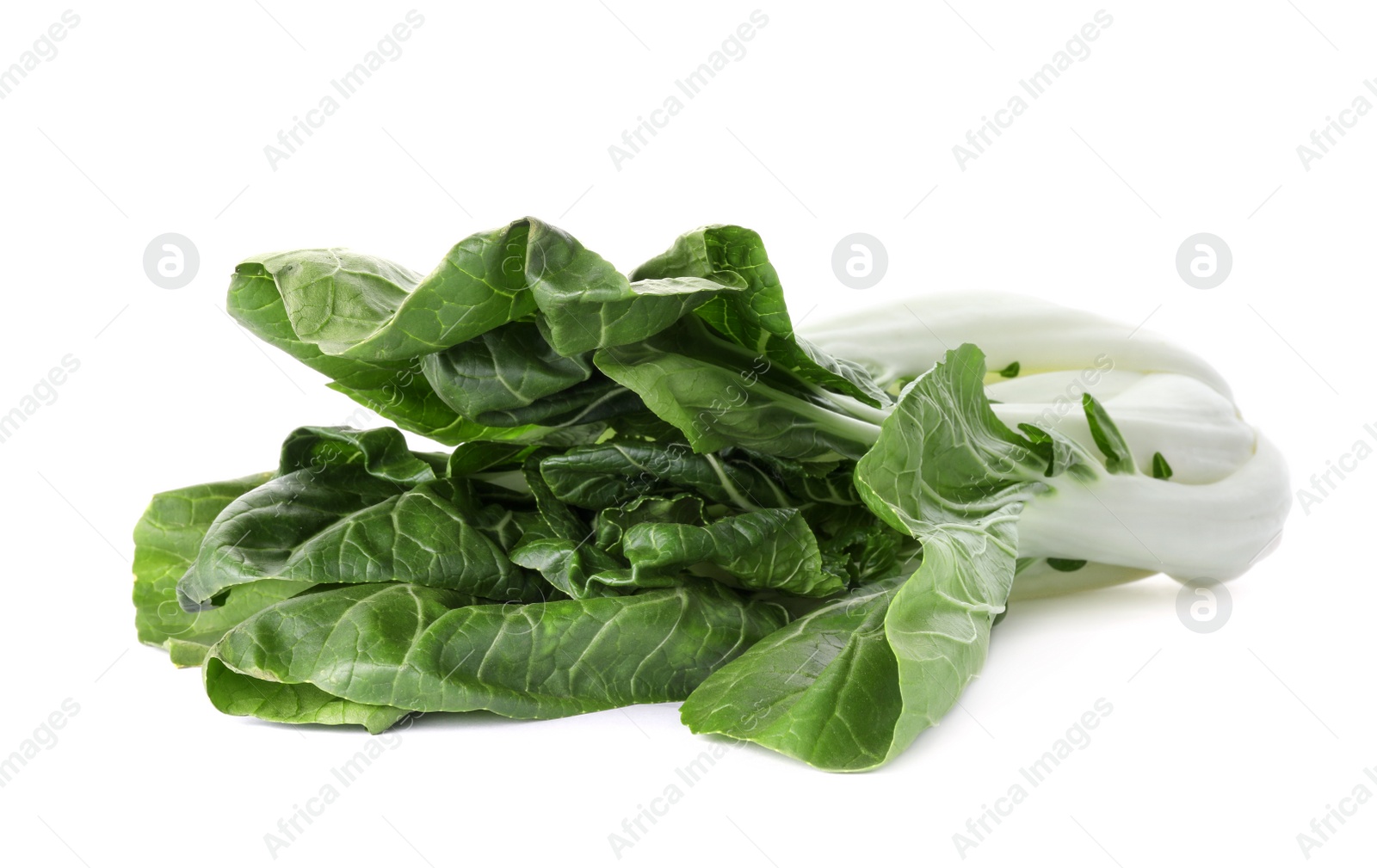 Photo of Fresh green bok choy cabbage isolated on white