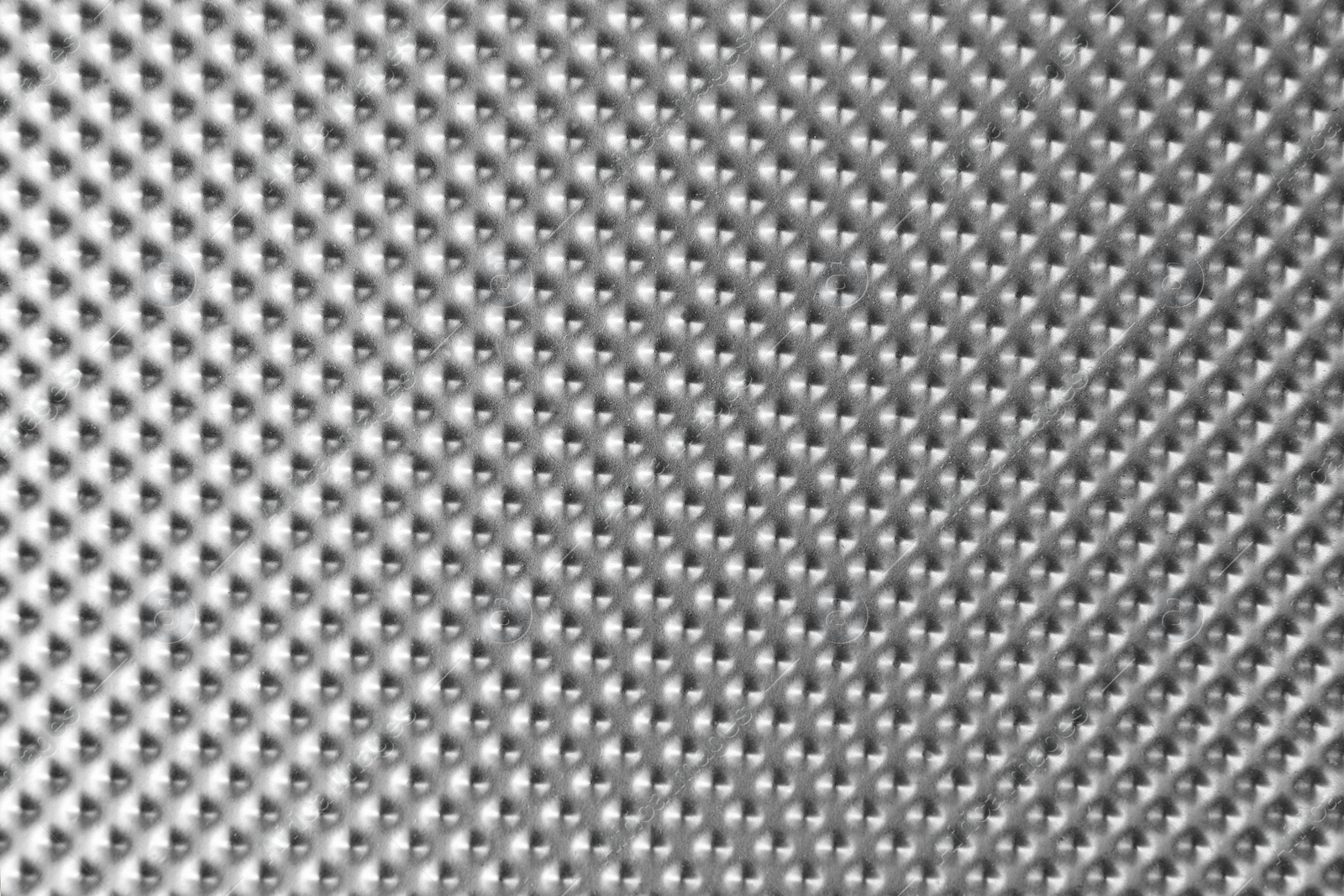 Photo of Texture of silver surface as background, closeup view