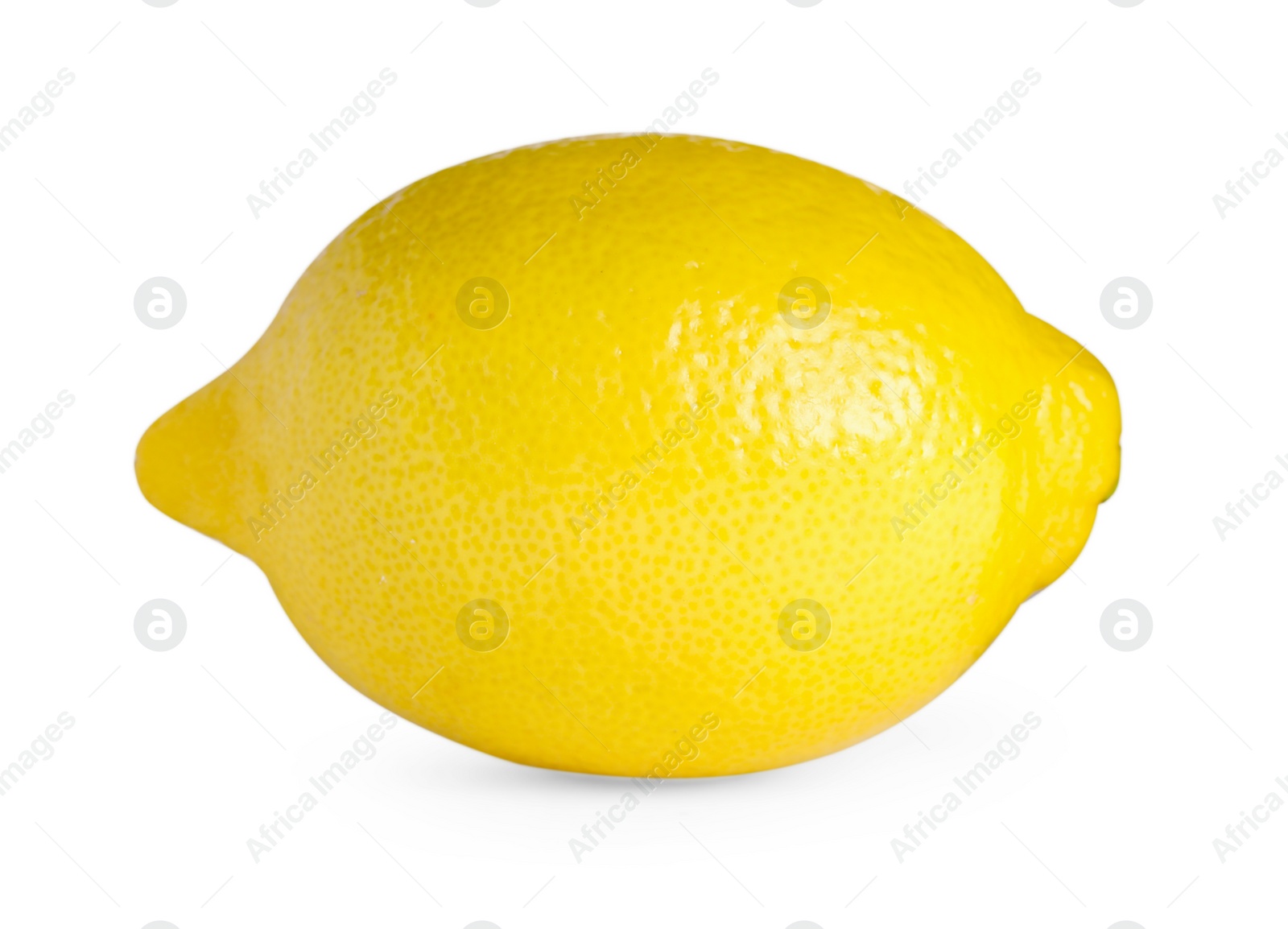 Photo of Fresh lemon isolated on white. Citrus fruit