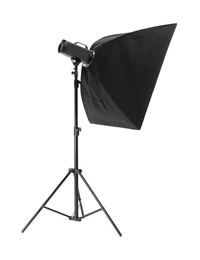 Photo of Studio lighting on white background. Food photography