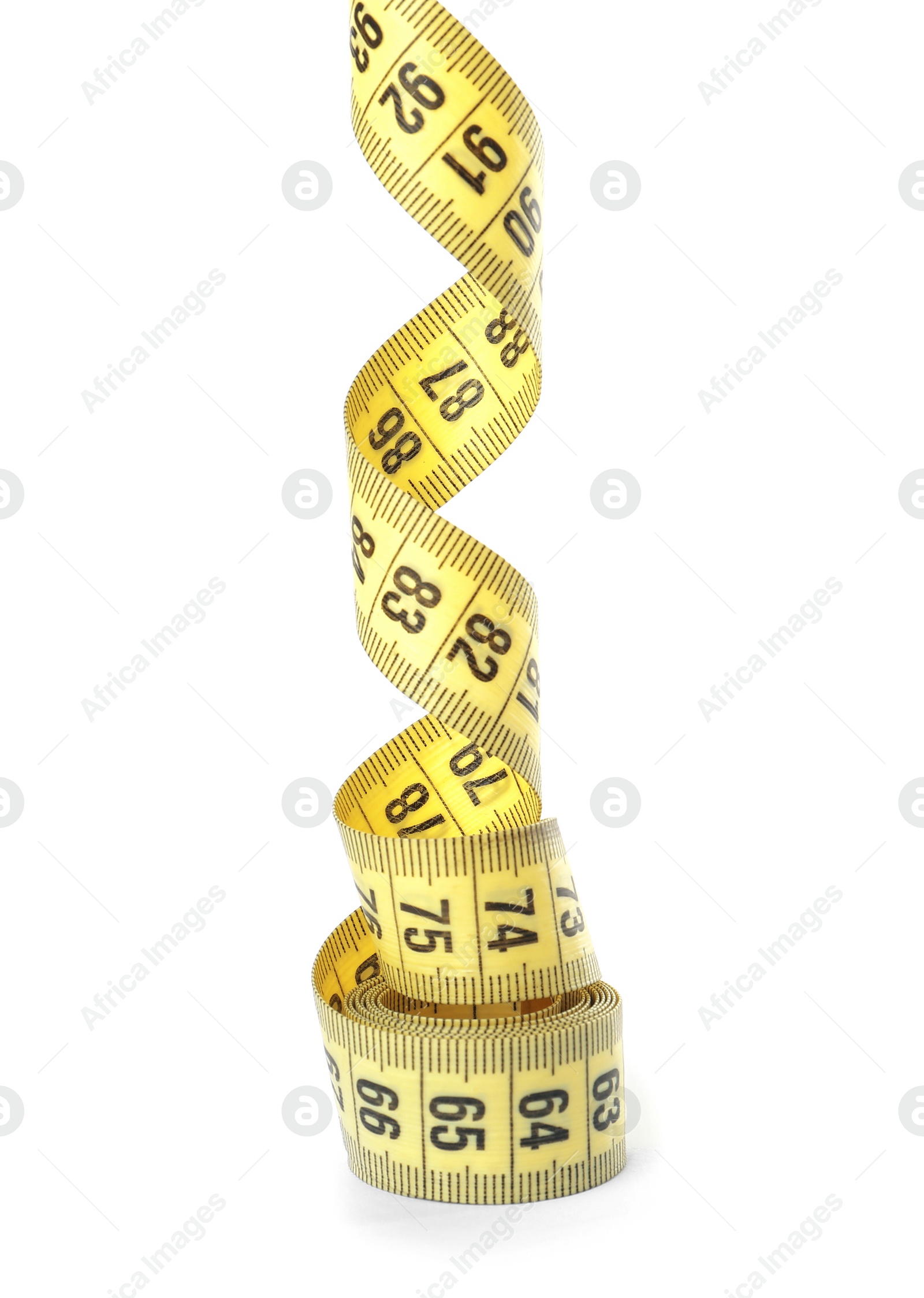 Photo of Tape measure on white background