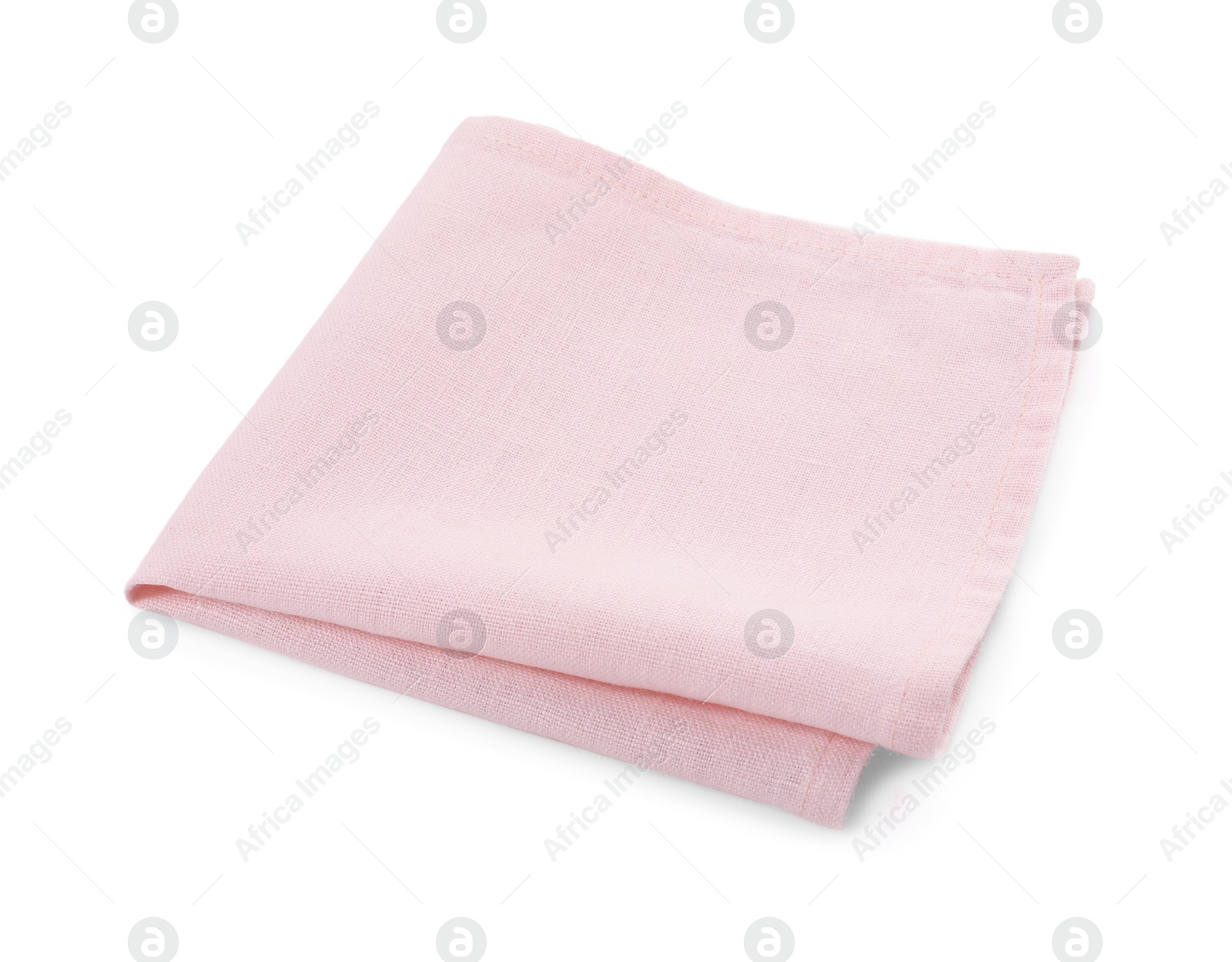 Photo of Fabric napkin for table setting on white background