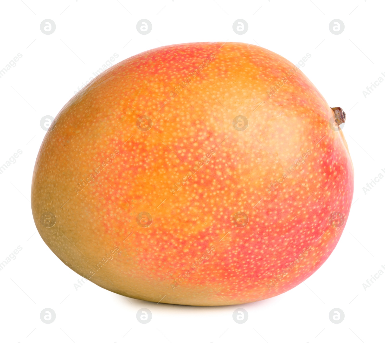 Photo of Delicious ripe juicy mango isolated on white