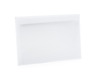 Photo of One simple paper envelope isolated on white