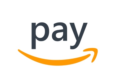 MYKOLAIV, UKRAINE - JANUARY 18, 2021: Logotype of Amazon Pay payment system on white background, illustration