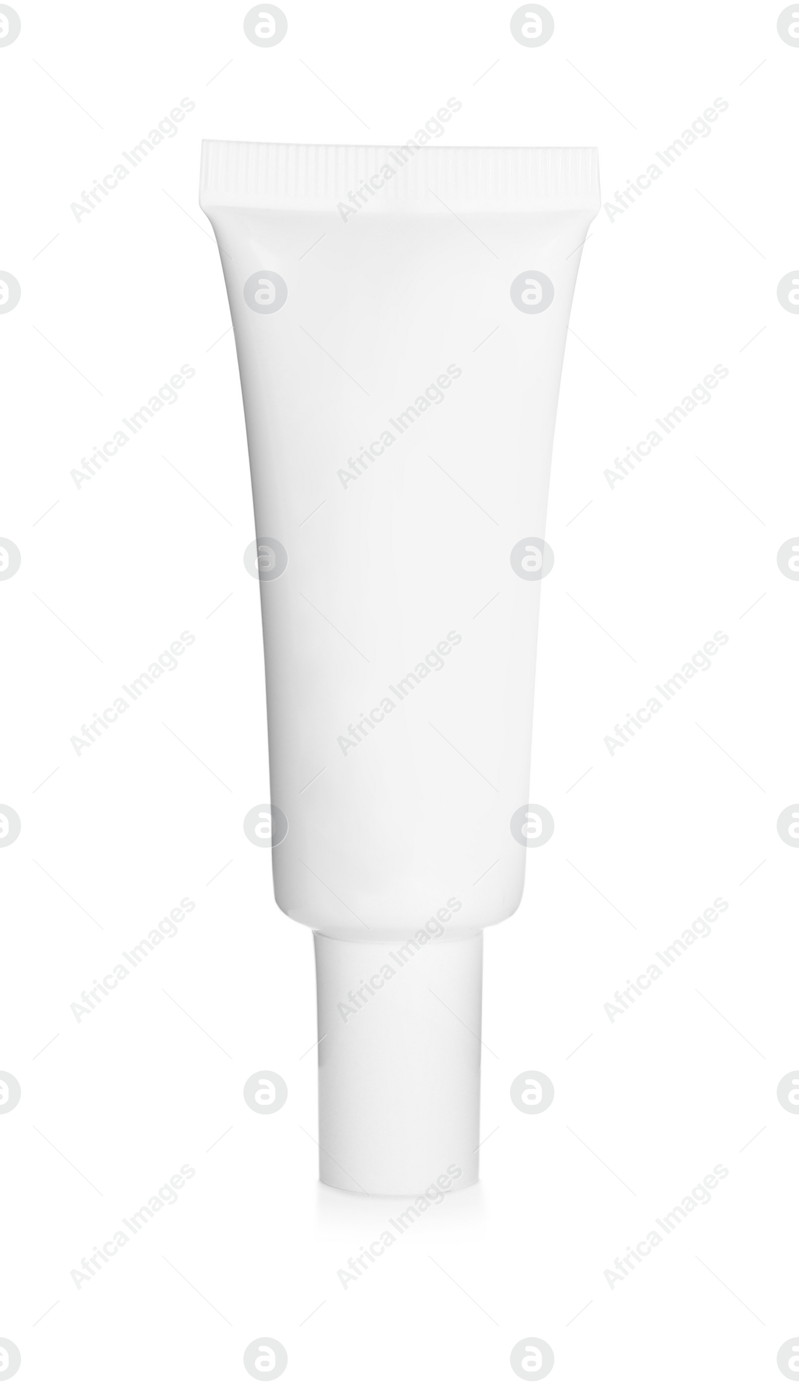 Photo of Blank tube of cosmetic product isolated on white