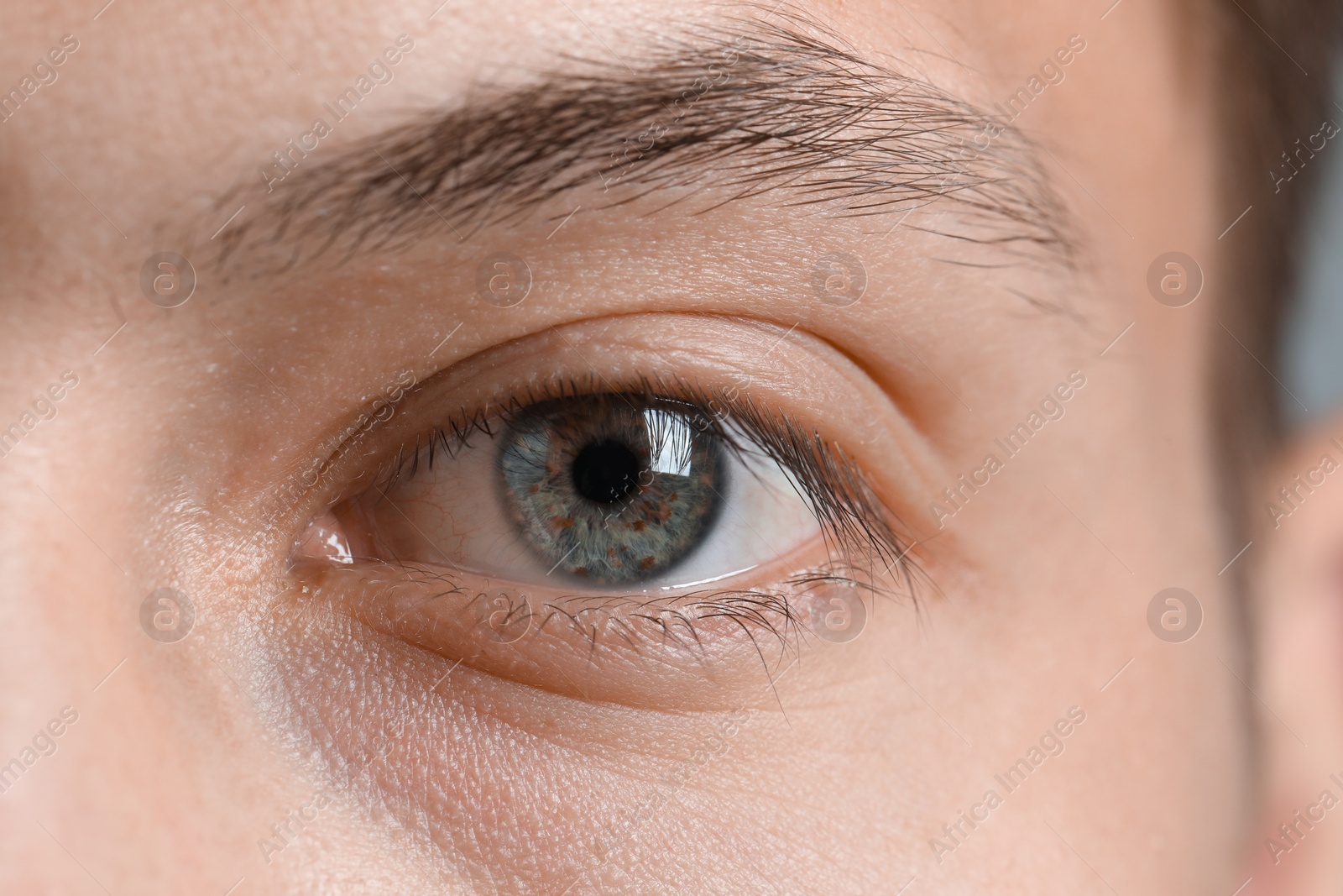 Photo of Perfect vision. Man with beautiful eyes, closeup