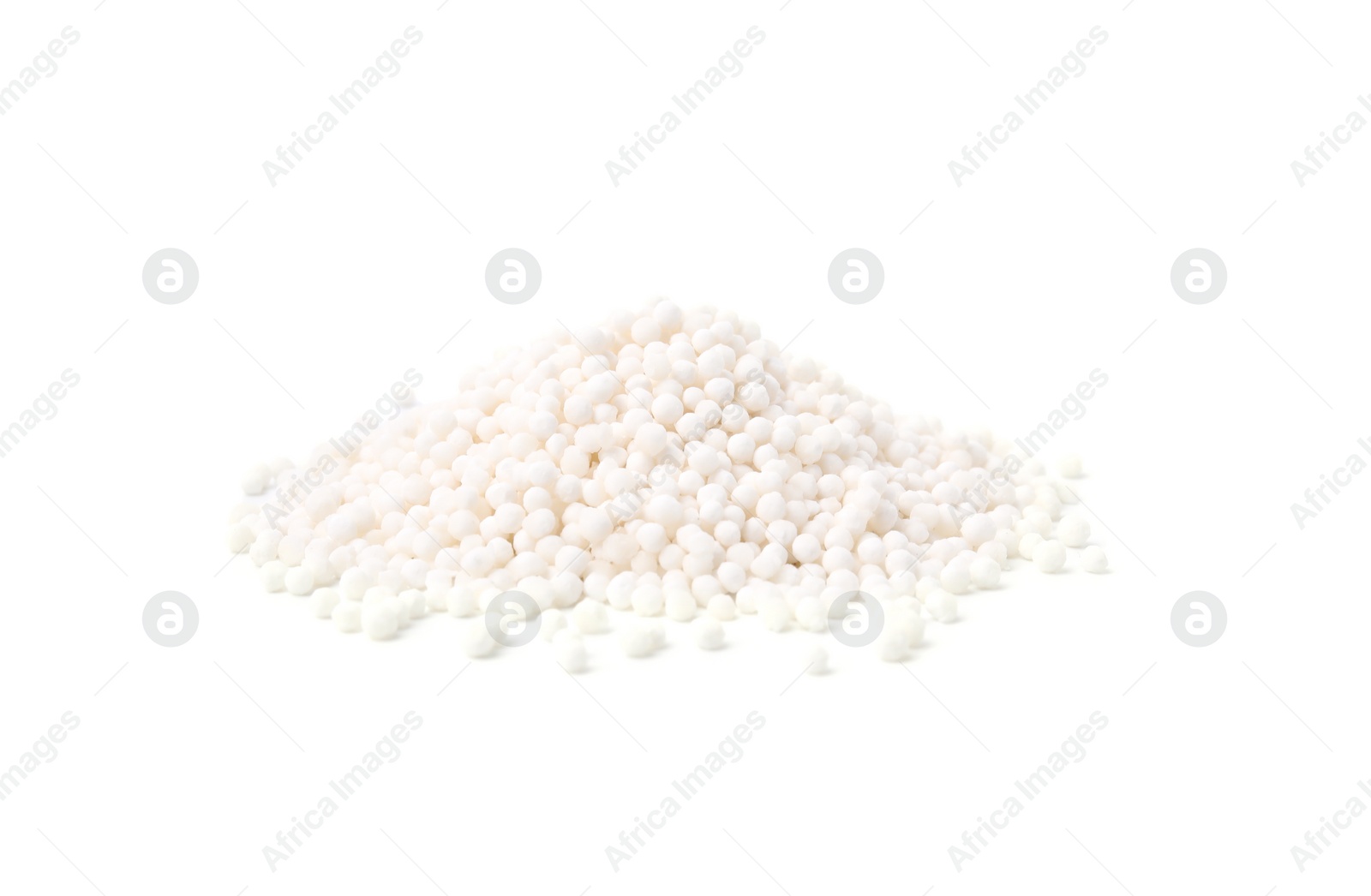 Photo of Pile of tapioca pearls isolated on white