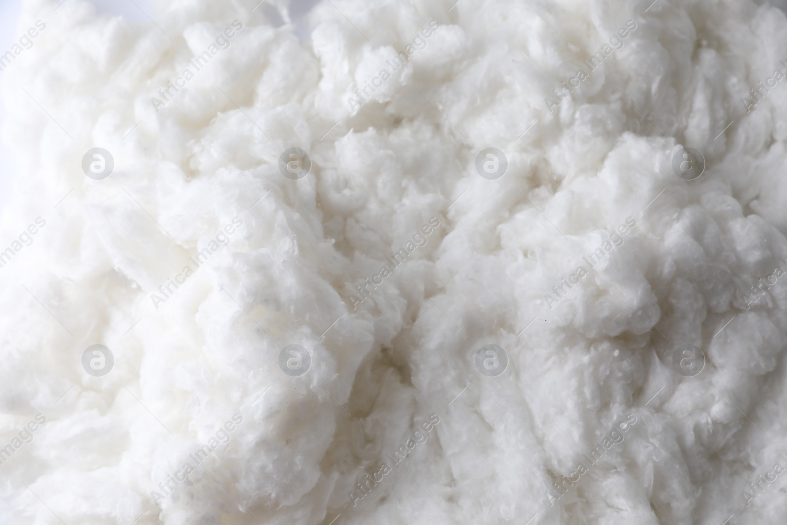 Photo of Soft clean cotton as background, top view