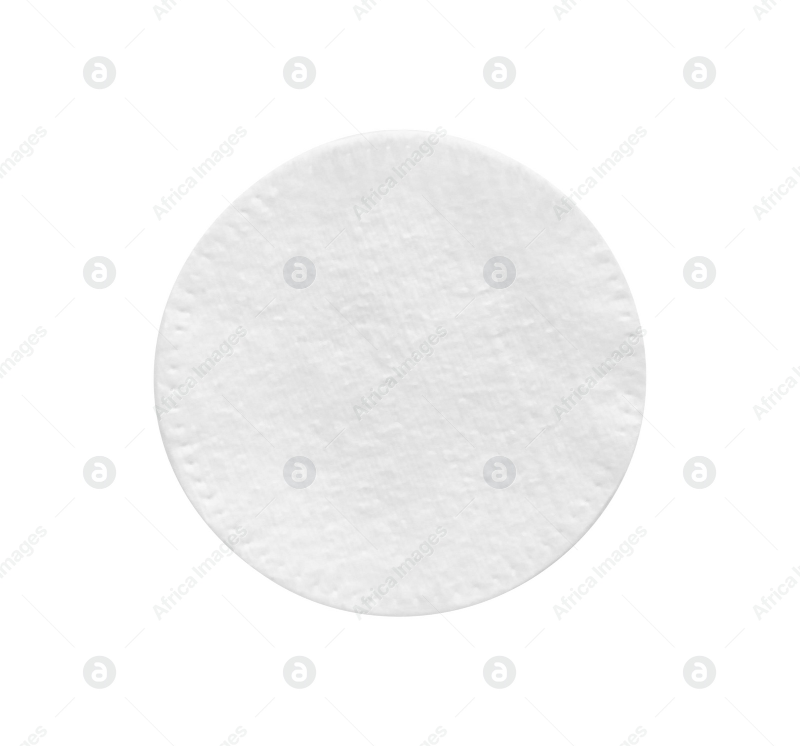 Photo of Soft clean cotton pad isolated on white, top view