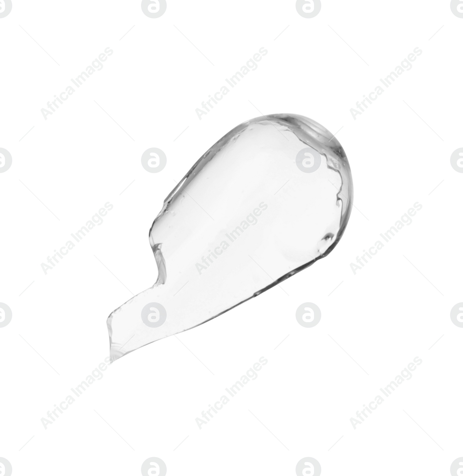 Photo of Piece of broken glass isolated on white