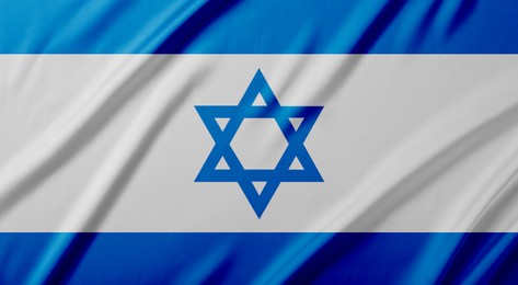 Image of Flag of State of Israel. National country symbol