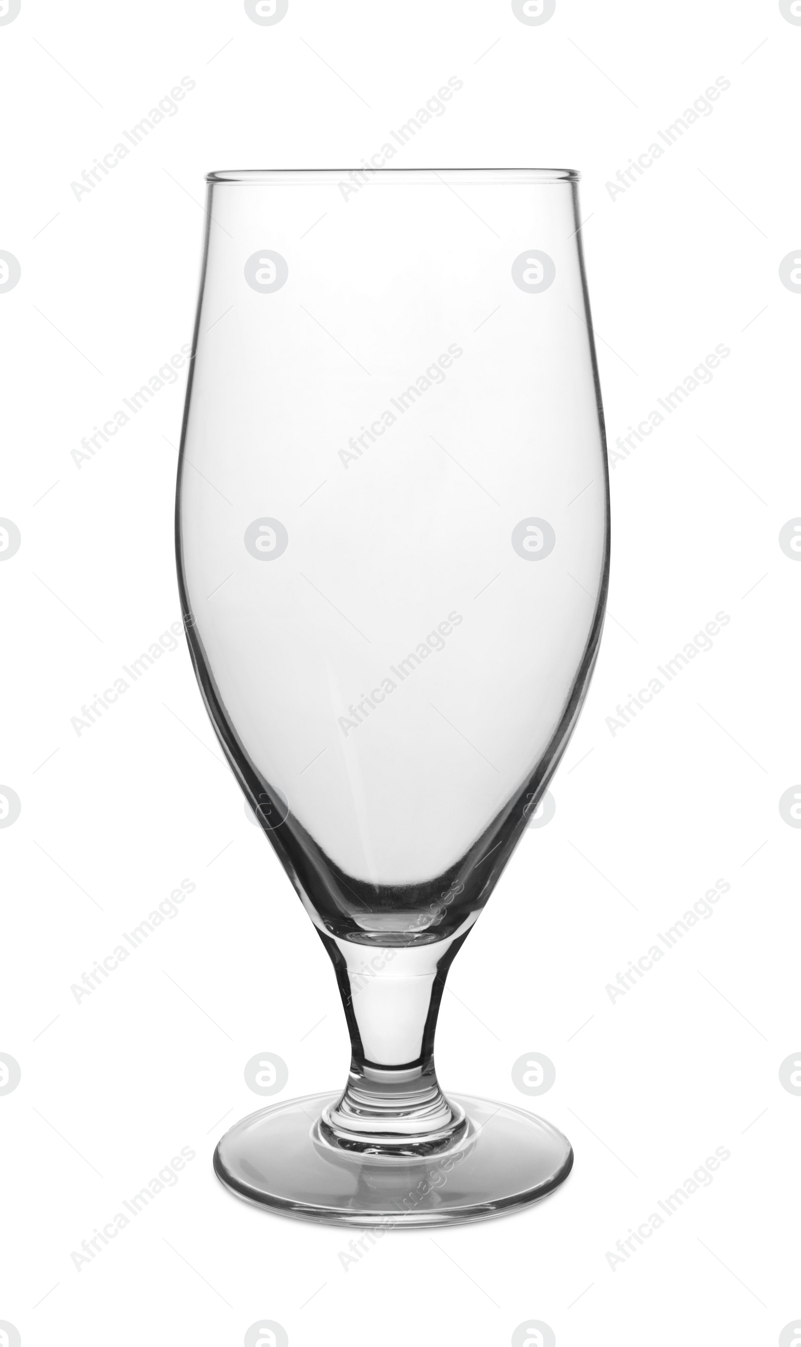 Photo of Elegant clean empty cocktail glass isolated on white