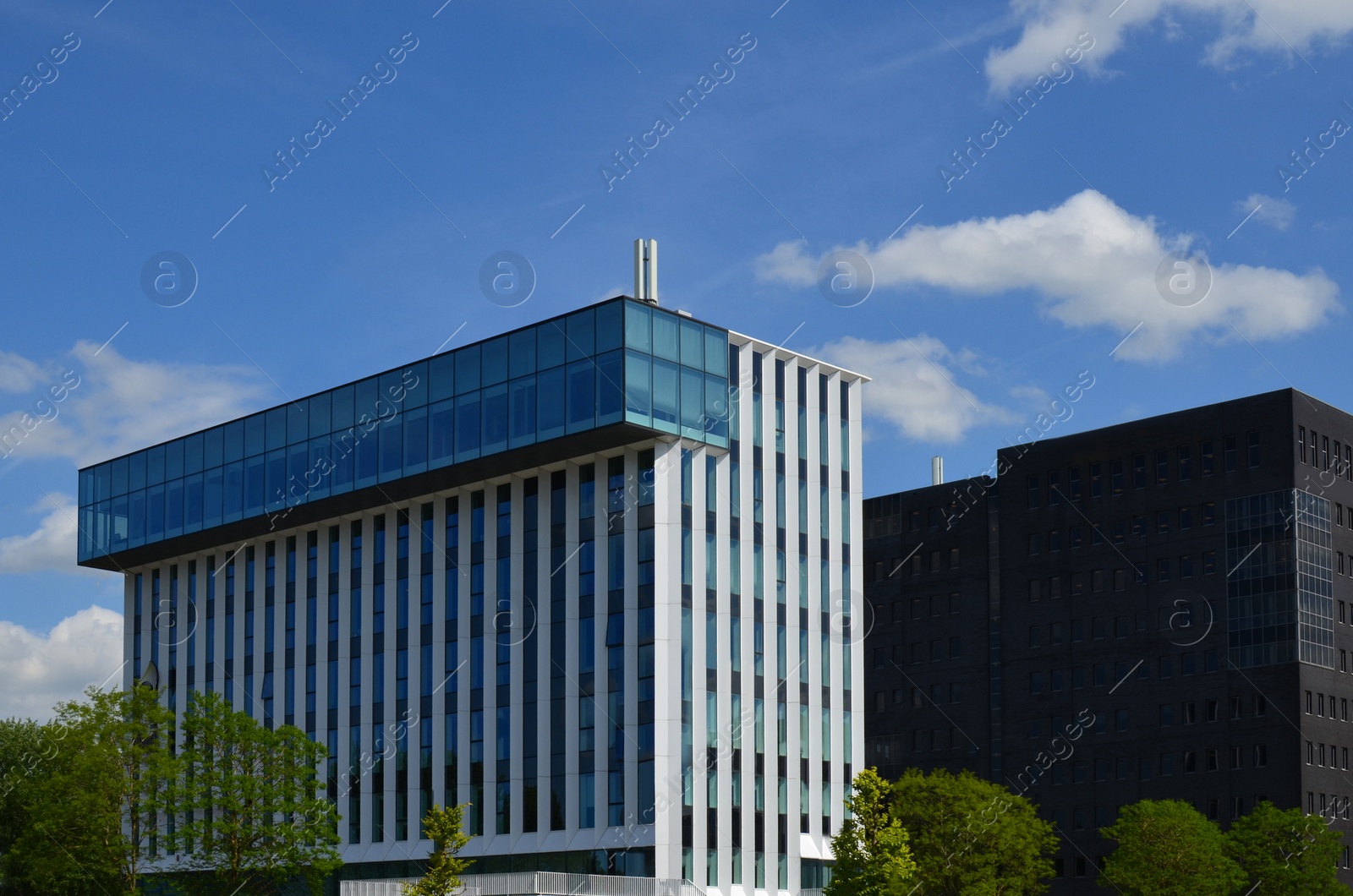 Photo of Beautiful view of modern buildings on sunny day