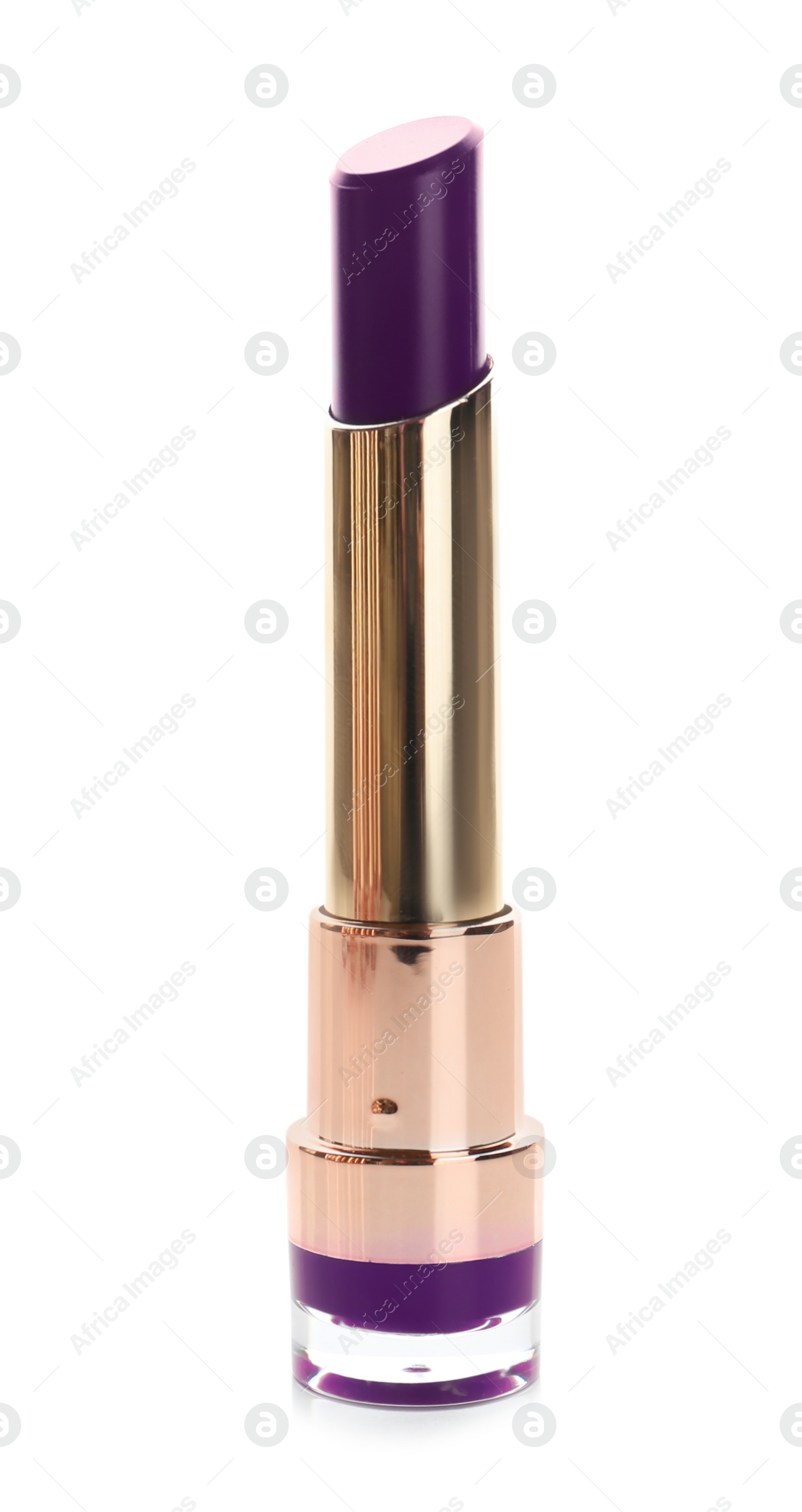 Image of Bright lipstick on white background. Professional makeup product