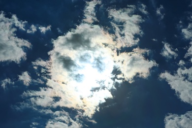 Photo of Beautiful view of blue sky with clouds