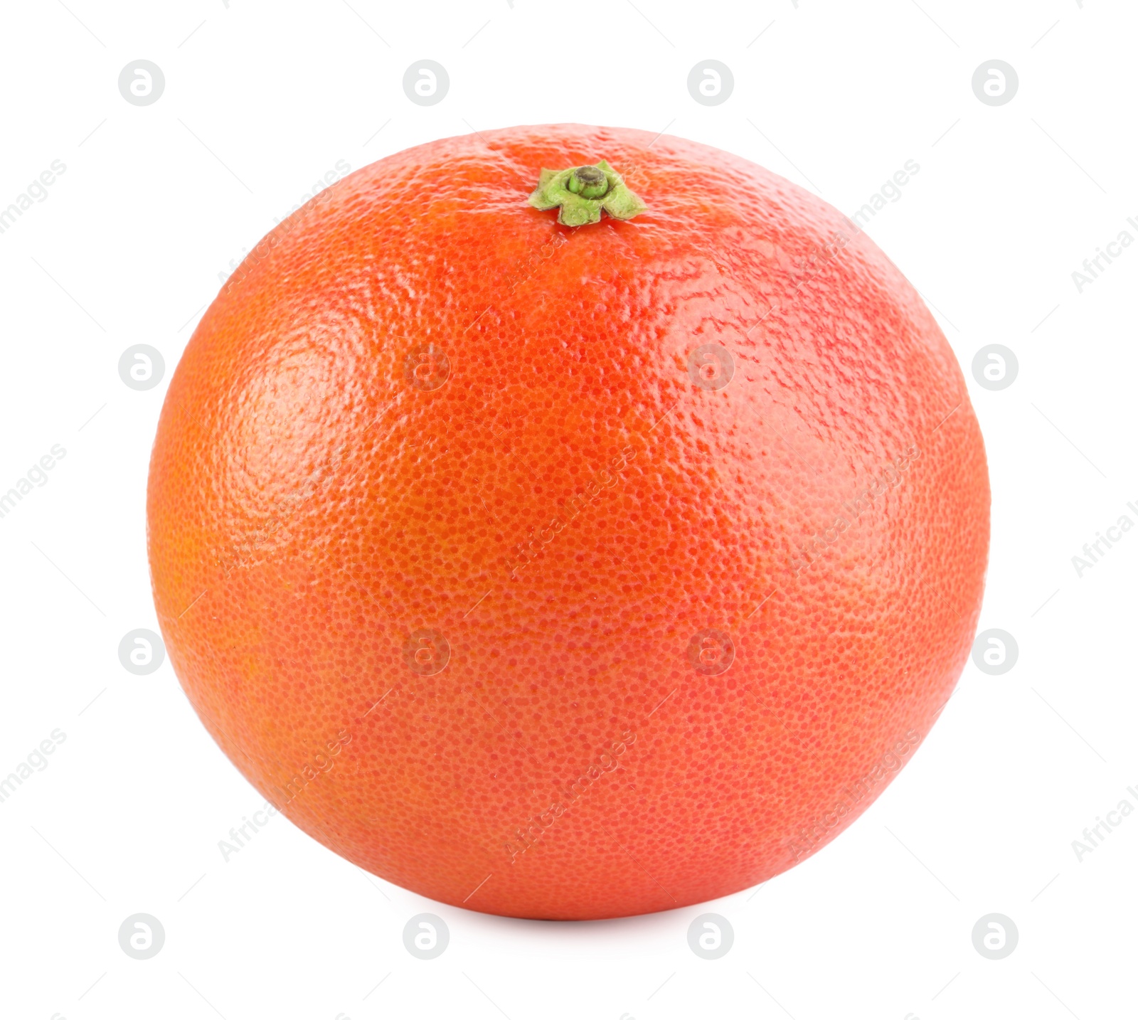 Photo of Fresh ripe grapefruit isolated on white. Citrus fruit