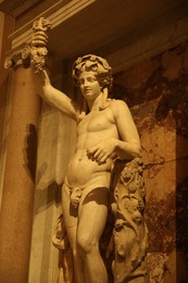 Photo of Rome, Italy - February 3, 2024: Colossal statue of Bacchus in Borghese Gallery