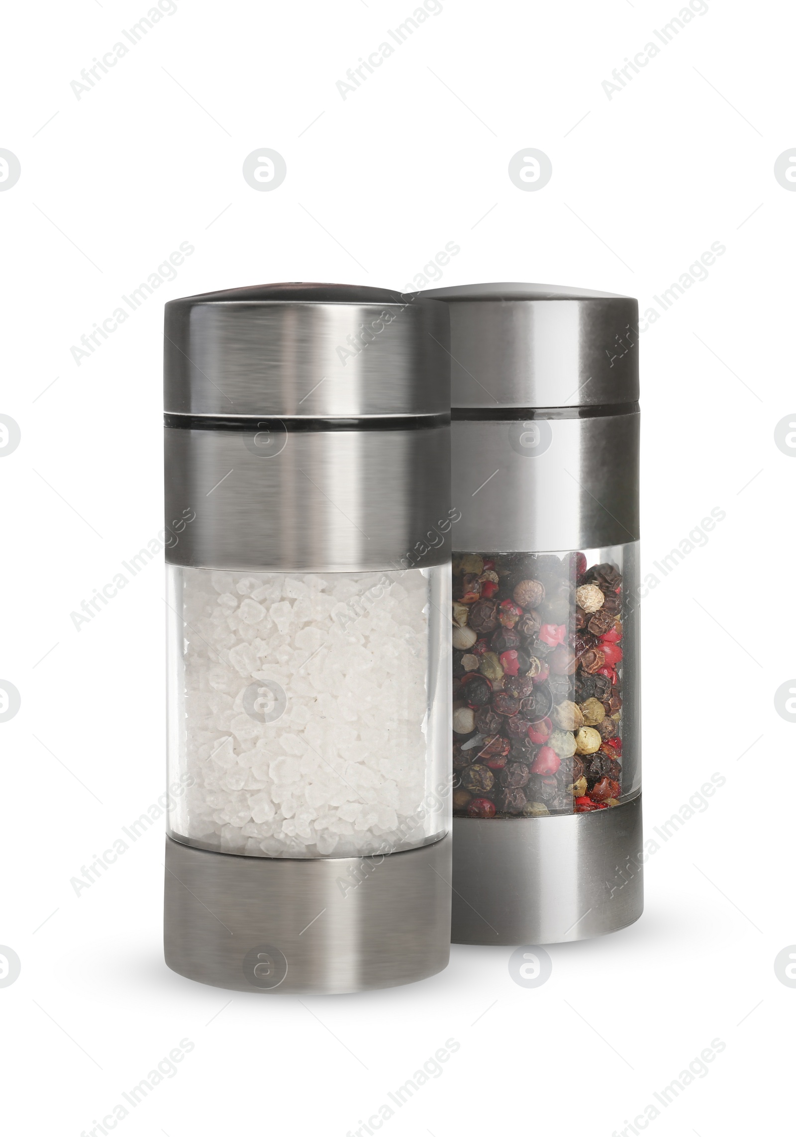 Image of Salt and pepper mills isolated on white