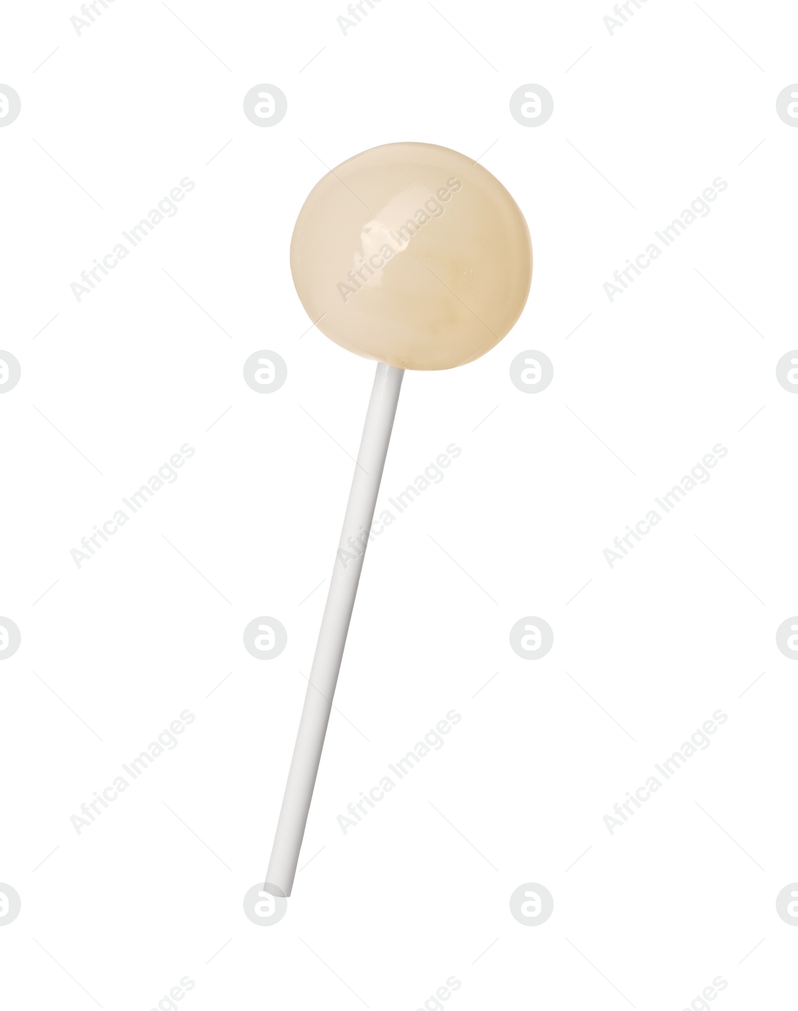 Photo of Tasty lollipop isolated on white. Confectionery product