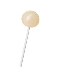 Photo of Tasty lollipop isolated on white. Confectionery product