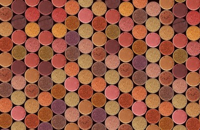 Image of Collection of different wine corks, flat lay