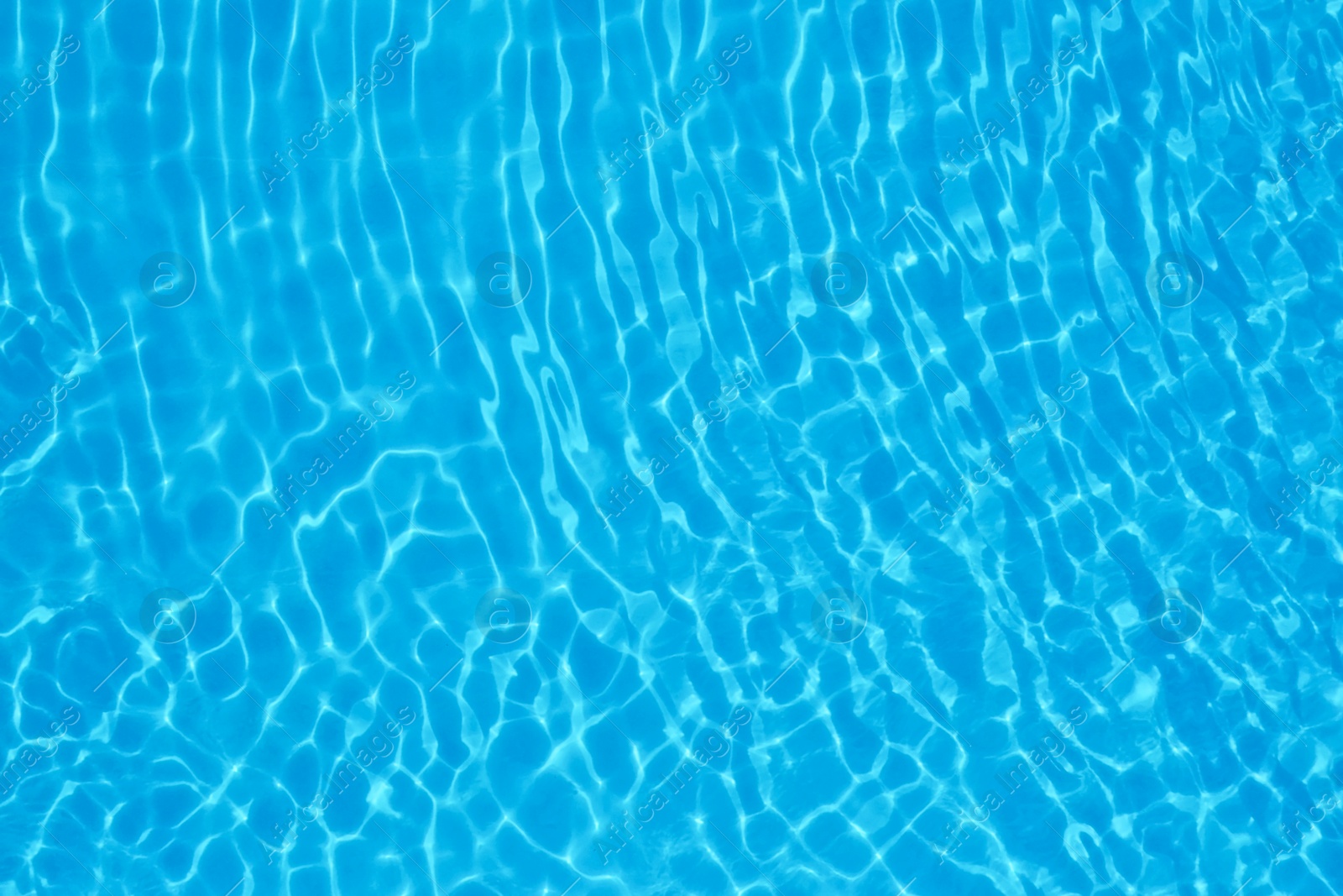 Image of Pure water with ripples in swimming pool