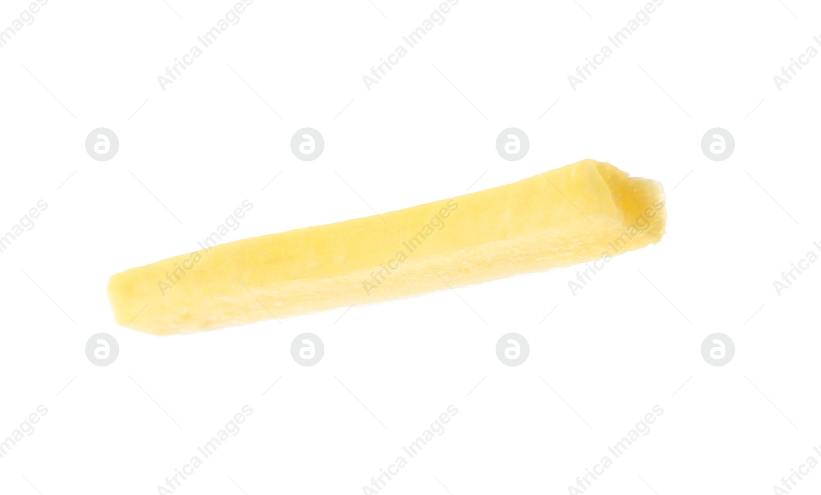 Photo of Raw yellow carrot stick isolated on white