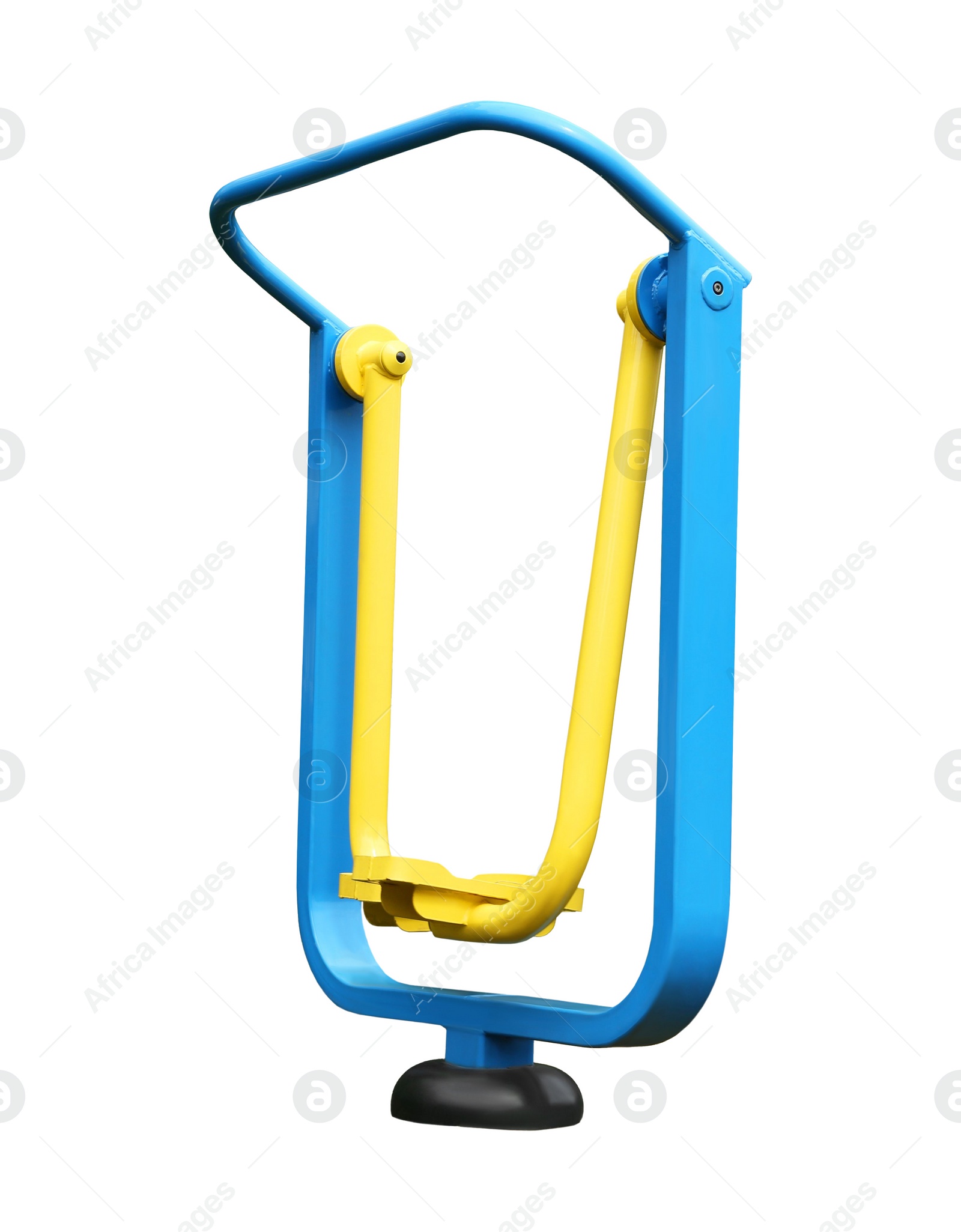 Image of Air walker machine isolated on white. Modern outdoor gym equipment