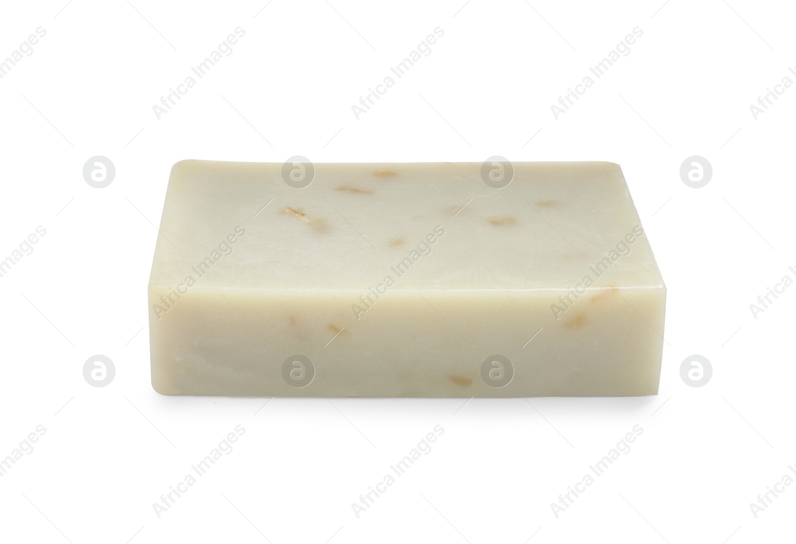 Photo of Soap bar on white background. Personal hygiene