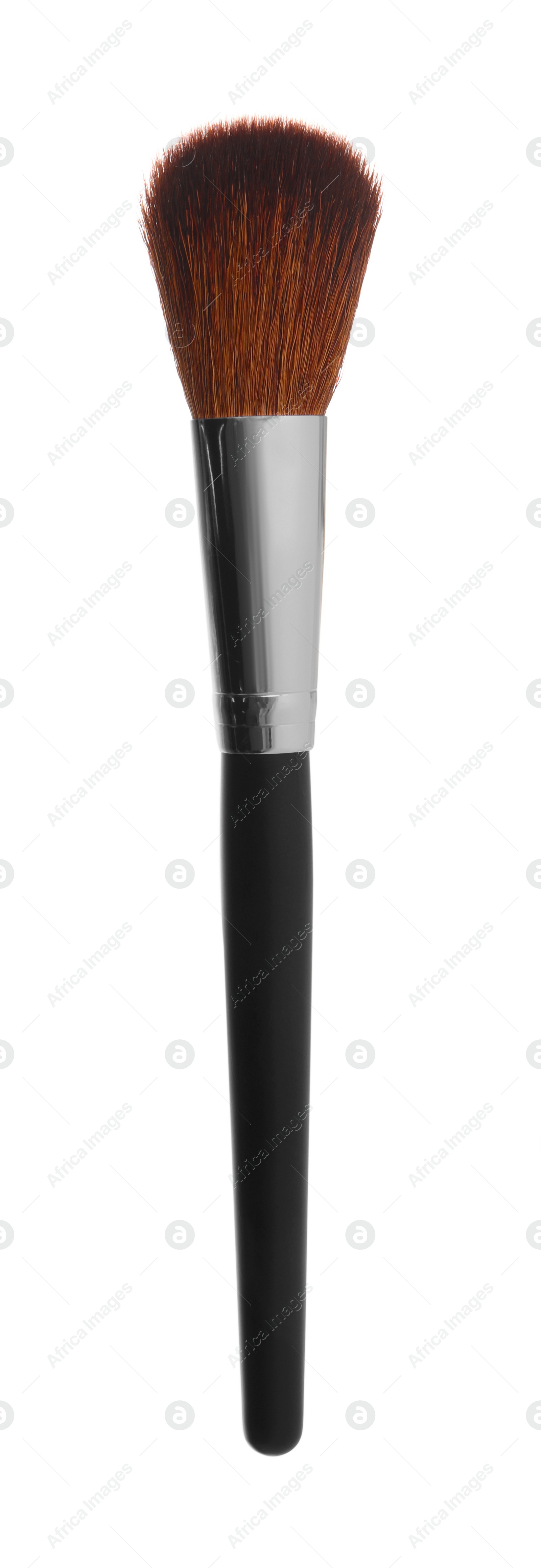 Photo of One stylish makeup brush isolated on white